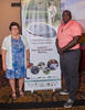 Dr. Alexandra Vokaty (left), PAHO/WHO, Trinidad & Tobago, and Dr. Edwards Tubal (right), CVO of Antigua & Barbuda, at the 13th Steering Committee meeting of CaribVET © P. Hammami / Cirad, CaribVET