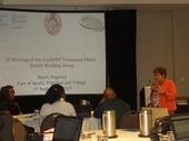 Dr. Sandra Vokaty welcomes participants to the VPH Working Group Meeting